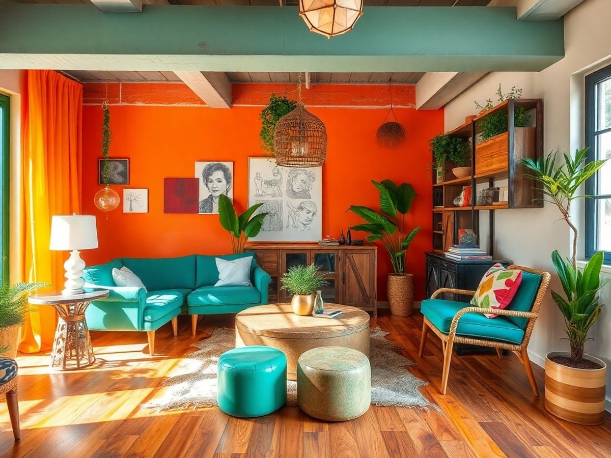 Interior amenajare cu materiale reciclate, design sustenabil.