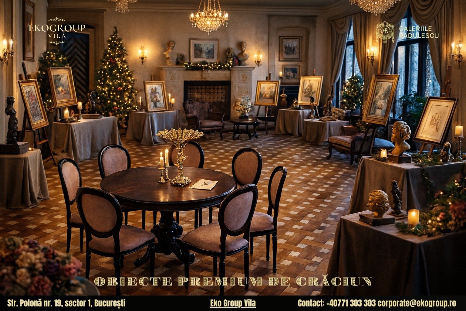 Istoria Crăciunului redată prin eleganța anilor ’30 la Eko Group Vila